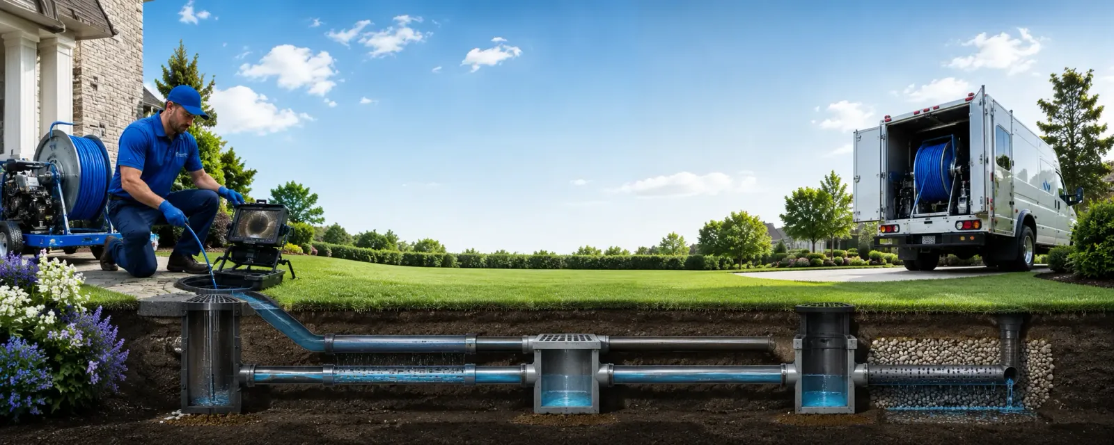 Outdoor drain cleaning information for Streetsboro, OH